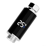 Digitales Duschthermometer mit LED-Anzeige für Wassertemperaturmessgerät, wasserdichtes...