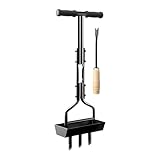 SVCEQZE Gras Belüftung, 95.5x20.1cm Boden Aerifizierer, Eisen Rasenlüfter, Handvertikutierer...