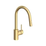 Grohe 32665GN3 Concetto Küchenarmatur, ausziehbar, Doppelstrahl, 1,75 GPM, gebürstetes Gold
