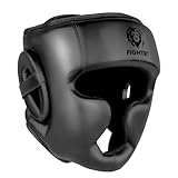 FIGHTR® Kopfschutz mit bestem Sitz für maximalen Schutz | Boxhelm für Sparring | Verstellbare...