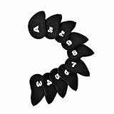 Haofy 10 Stück Neopren-Eisen-Schlägerkopfhülle mit Zahlen und Buchstaben, Einzigartiges Etikett,...