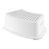 35×25×15cm WC Hocker Toilette - Kinder Tritt Schemel, Rutschfester Badezimmer Töpfchen...