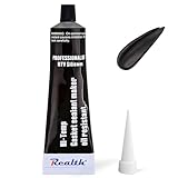 Realth Hochtemperatur Silikon Dichtmasse/Dichtsilikon | RTV 3,53 Unzen(100g) | Ultra Schwarz...