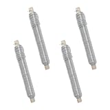 Xpieoyrm 4 Stück Blumendraht verzinkt, Wickeldraht lose auf Holzwickel, zur Befestigung von Blumen...