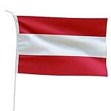 Marineo Gastlandflagge Bootsfahne Gastflagge Fahne Flagge für Boot oder Motorrad - 20 x 30cm,...