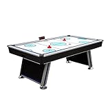 Air Powered Hockey Table, Indoor Sports Electronic Digital Scoring Air Powered Hockey Table 7Ft...