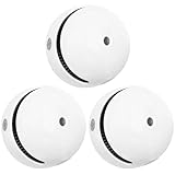 Rauchmelder 10-Jahres-Garantie Feuermelder 3 Stück,Testknopf und Lauter 85 dB Alarm,Einfache...