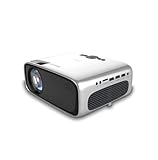 Philips NeoPix Prime One Projector, Wi-Fi Screen Mirroring, Built-in Media Player and Bluetooth