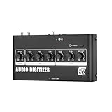 Richeyty Digital-Zu-Analog-Audiokonverter Typ-C/Bluetooth/Glasfaser/Koaxialverbindung...