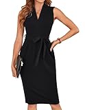 GRACE KARIN Damen Cocktailkleider Vintage Retro Bleistiftkleid Pencil Kleid Etuikleid...