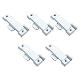 5 x Metall-Fensterflügel, Ersatz-Sicherheitsriegel, Schiebebeschläge, einfach zu installieren,...