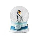 Water Globe - Pinguin von Deluxebase. Pinguin Schneekugel mit Harzfigur und geformter Basis. Tolle...