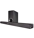 Denon DHT-S316 2.1 Flache TV Soundbar mit kabellosem Subwoofer, Bluetooth, HDMI ARC, Dolby Digital,...