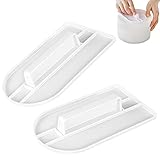 Jinsion Fondant Glätter Set,Fondant Glätter Torten Zubehör,2 Stück Kanten Kuchenpolierer Kuchen...