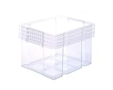 BigDean 4X Stabile Kunststoffbox Eurobox (Dreh Stapelbar) 44x35x24cm passt in Kastenregale...