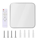 Gadpiparty Moderne Quadratische LED deckenleuchte mit Fernbedienung Ultradünn Acrylglas Dimmbar...