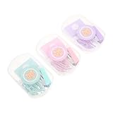 STOBAZA Bunte Kleiner Heftklammern Satz mit 3 Heftern Tragbar für Büro und Schule Papierheftern...