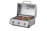 Tarrington House Tisch-Gasgrill CATHAN, 3-Brenner-Gasgrill, Grillrost edelstahl. Stahl/Edelstahl,...