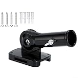 Fahnenmast-Basis aus Aluminiumlegierung, um 180 Grad verstellbar, Wandmontage, Flaggenständer für...