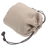 HEMOTON Runder Bucket Organizer Einsatz aus Robustem PU Leichter Reise tascheinsatz mit Mehreren...