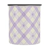 Wudan Lebensmittelbehälter mit Deckel, Edelstahl, Kaffeedose, Ein-Knopf-Öffnung, Küche,...