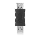 Kivithih Adapter Firewire IEEE 1394 6 Pin Buchse auf USB 2.0 Typ A Stecker Kameras Handys MP3 Player...