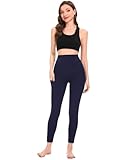 KUNINDOME Umstandsleggings über dem Bauch mit Taschen, Schwangerschafts-Yogahose,...