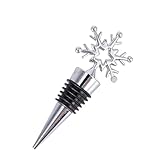 Luxshiny Weinverschlüsse Vakuum Weihnachtsgeschenk Ornamente Weinflaschenverschluss Flaschenstecker...