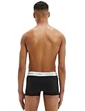 Calvin Klein Herren 3er Pack Boxershorts Low Rise Trunks Baumwolle mit Stretch, Schwarz (Black), M