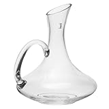 Homoyoyo Glas Weindekanter 1500 ml mit Griff Transparenter Kreativer Weinausgießer Rotwein Karaffe...