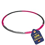 Best Sporting Hoop Fitnessreifen 100cm I 6-teilig I steckbar I Hula Hoop mit Gewicht I Zum Abnehmen...