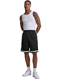 Urban Classics Herren Shorts Stripes Mesh Shorts, lässige Mesh Shorts für Männer, Straight Leg,...
