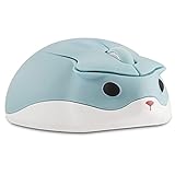 Kabellose Maus, niedliches Cartoon-Tier-Hamster-Design, leise Maus, tragbar, 1200 dpi, USB,...