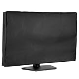 Schwarz Monitor Hülle 27 Zoll All-Inclusive Bildschirm Hülle 420D Oxford-Stoff Staubschutz...