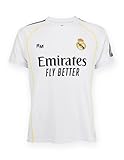 Real Madrid T-Shirt für Erwachsene, 1. Team 25-26, Unisex, Erwachsene