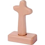 Muteitt Holzkreuz-Ornament Ständer, Holz-stehkreuz, Holz-tischkreuz Für Kirche, Religiöse...