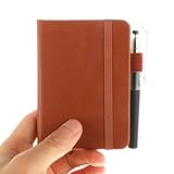 YUXIANLB Taschennotizbuch Tagebuch Mit Stiften Ledereinband Kleine Klassische Linierte Tagebücher...