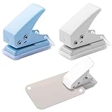 2 Stück Locher Klein,Mini Locher,Tragbarer Mini Einzellocher,Taschenlocher,Locher A4,Dart Flight...