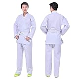 XUMKFJRE Karateanzug, Jeet Kune Do, Taekwondo-Anzug, neutrale Karate-Ausrüstung for Erwachsene und...