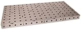 WELDINGER Schweißtischplatte 800x400x50 mm Bausatz klein 9-teilig mit 16mm Lochsystem...