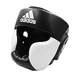 adidas Response Standard Head Guard Kopfschoner, Schwarz/Weiß, XS