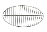 HeRo24 Grillrost verchromt für Tischgrill – Ø 30 cm – Außenring 6 mm, Zwischenstäbe 4 mm,...
