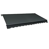 Jawoll Gelenkarm-Markise 4 x 2,5 m anthrazit (Profilfarbe: Anthrazit) Sonnenschutz Alu Markise...