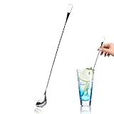 Cocktail Rührlöffel, Barlöffel Rühroffel 40 Cm Langer Griff, Barlöffel Gedreht Teardrop Mit...