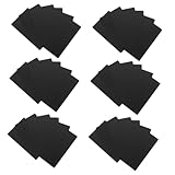 DIKACA 50 Stück Matte Schwarze Aluminium Metall Visitenkarten für Lasergravur Blanko...