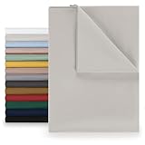 Blumtal® Basic Betttuch 160x275 cm für Matratzen 90x200 cm - Bettlaken ohne Gummi - Oeko-TEX...