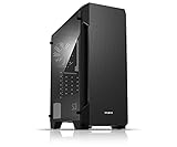 Zalman S3 PC Midi Tower ATX Gehäuse mit Lüfter, Gaming Gehäuse ATX Tower, PC Gehäuse...