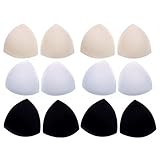 JZK 6 Paar Sponge BH Insert Pads Bikinis Pad Push- up Pad Bra Einlagen für Sport BH Badeanzug und...