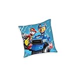 Herding Paw Patrol Dekokissen, 40 x 40 cm, 100% Polyester, Blau