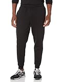 Amazon Essentials Herren Entspannte Jogginghose, Fleece, Bequeme Passform, Schwarz, XL